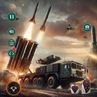 Army missile launcher Game 3d