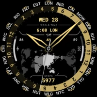 World Time Watch Face 039