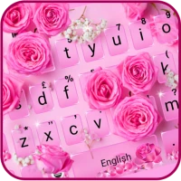 Pink Rose Keyboard Theme