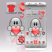 Cute Love You Launcher Theme