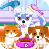 Puppy games &amp; kitty game salon