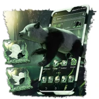 Panda Forest Launcher Theme