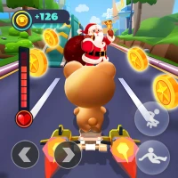 Subway Runner Surfer: Run bear