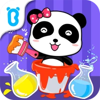 Baby Panda's Color Mixing