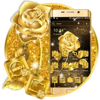 Golden Rose Launcher Theme