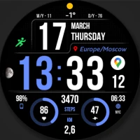 WFP 241 Digital watch face
