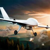 Drone Strike Military 3D War