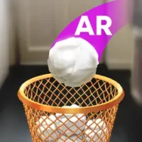 Paper Bin AR - paper throw