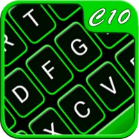 Green Neon Keyboard