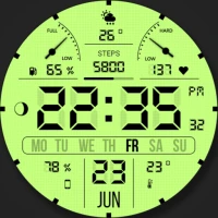 WFP 105 Retro watch face