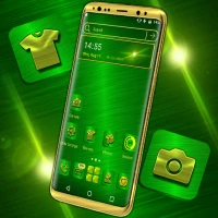 Green Texture Launcher Theme