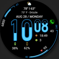 WFP 107 Hourglass watch face