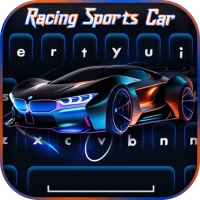 Racing Sports Car Keyboard