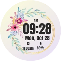 Elegant Bloom Watch Face
