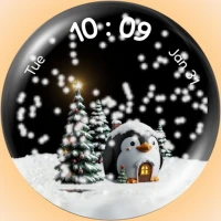 Snow Globe Watch Face: Winter