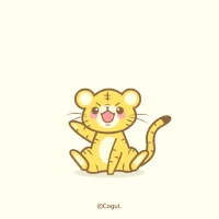 카카오톡 테마 - 아기 호랑이