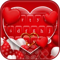 Red Heart Keyboard