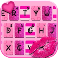 Pink Girly Love Keyboard Theme
