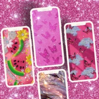 Pink Glitter Live Wallpaper