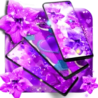 Purple live wallpaper