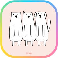 카카오톡 테마 - 강아지와 고양이