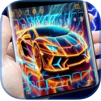 Neon Car Lights Keyboard