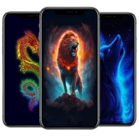 Neon Animal Wallpaper