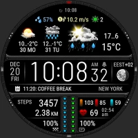 Weather watch face W7