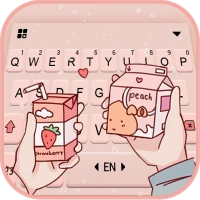 Pink Berry Cheers Keyboard Bac