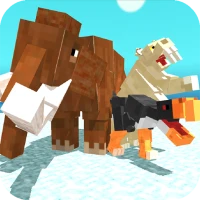 Blocky Dino Park Ice Age Arena