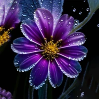purple flower wallpaper