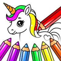Kids Coloring Games: Unicorn