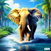 Animal Water Run-Safari Splash