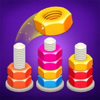 Color Nuts Sort: Pin Puzzle