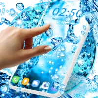 Water drops live wallpaper