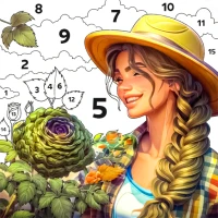 Farm Color By Number