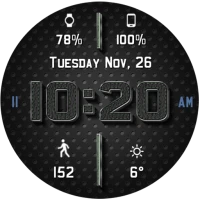 Chrome Leather HD Watch Face