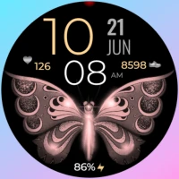 PW65 Digital Flower Butterfly
