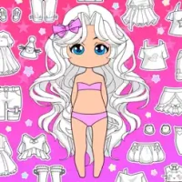 Chibi Doll Coloring &amp; Dress Up