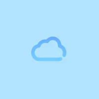구름 카카오톡 테마 블루