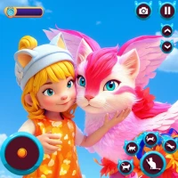 My Princess Flying Unicorn Cat