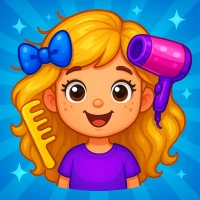Girls Hair Salon Kids Game 2-6