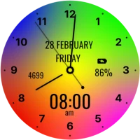 Happy Colorful Analog Watch