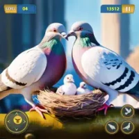 Pigeon Bird Flying Games 3D