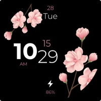 Flower Digital - Watch Face