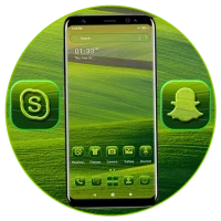Green Field Launcher Theme
