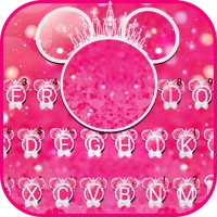 Cute Pink Crown Minny Theme