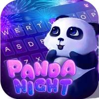 Panda Night Keyboard Theme
