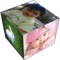 3D Photo Cube Live Wallpaper