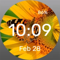 Butterfly flower - Watch Face
